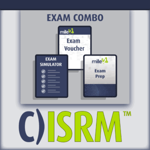 C)ISRM certified information systems risk manager C)ISRM exam combo