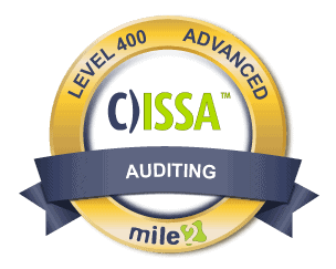 Level 400 C)ISSA Badge Mile2