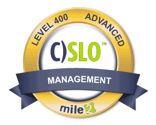 C)SLO Certified Security Leadership Officer badges