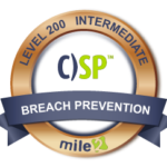 C)SP Certified Security Principles Badge