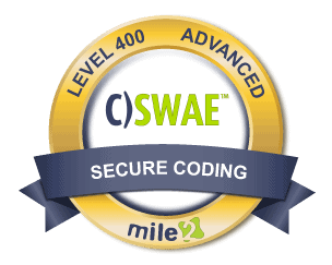 Level 400 C)SWAE Badge Mile2